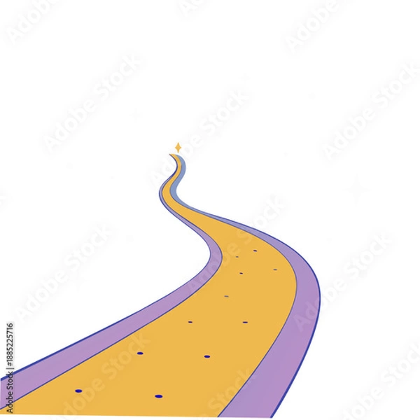 Obraz road to the city