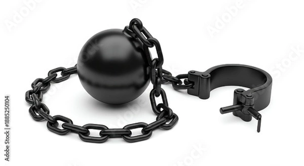 Obraz ball with chain
