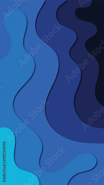 Fototapeta Blue abstract modern background