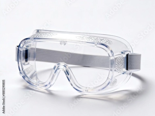 Fototapeta ProtectiveEyewearOnWhiteBackground