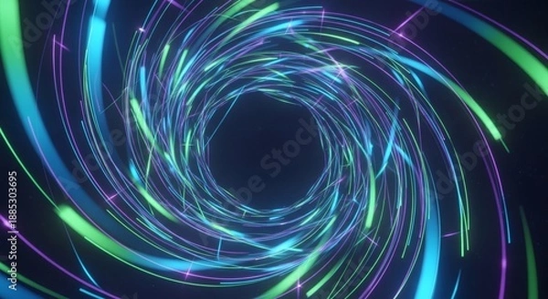 Obraz Rotation data technology background