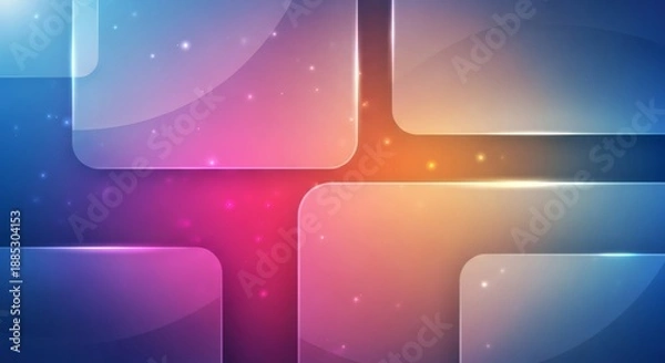 Obraz Modern glassmorphism background