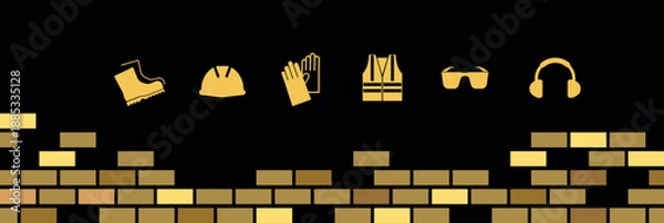 Obraz safety work sign