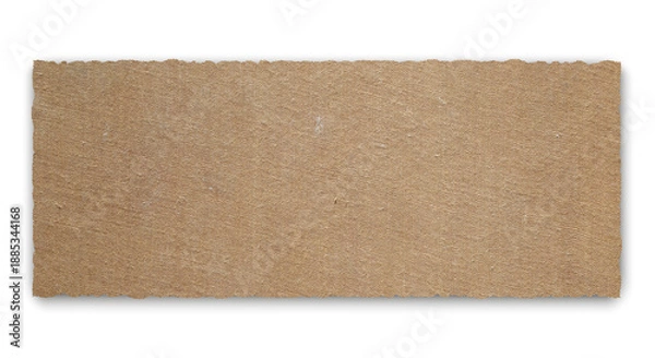 Obraz Horizontal rectangular dark brown burlap canvas banner with rough edges 