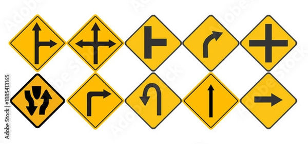 Obraz danger warning sign