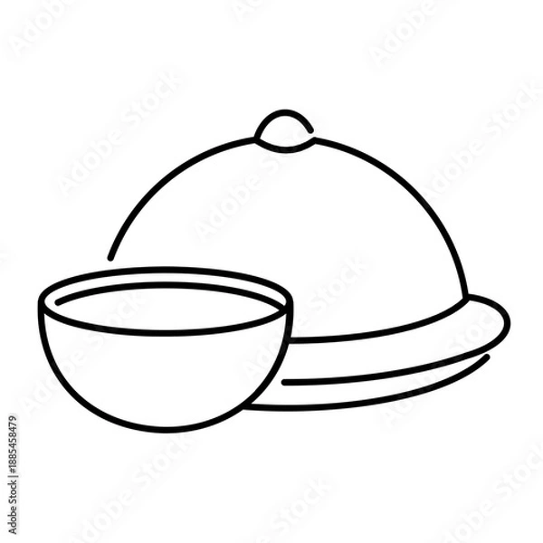 Obraz food menu icon design