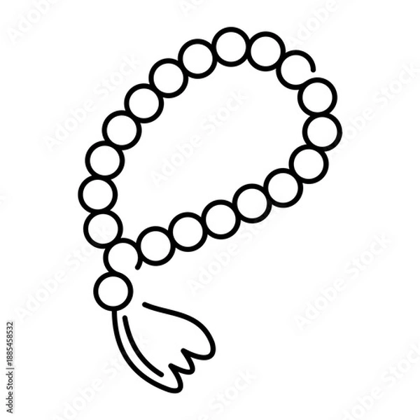 Obraz tasbih icon design
