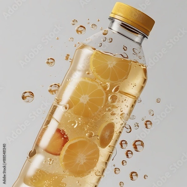 Obraz Abstract 3D Render "blobject" Container (an Amorphous Organic Shape) Gradient