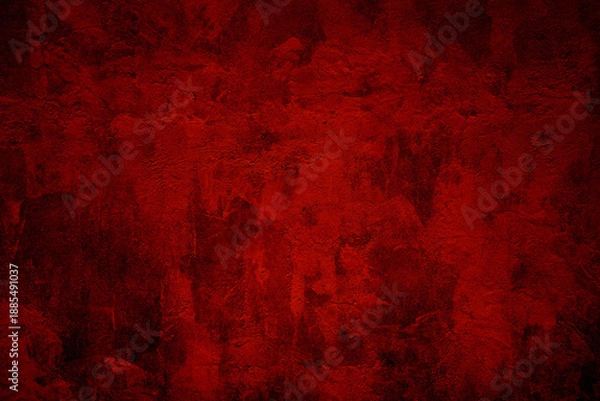 Obraz Dark Grunge Red Concrete Texture Wall Background