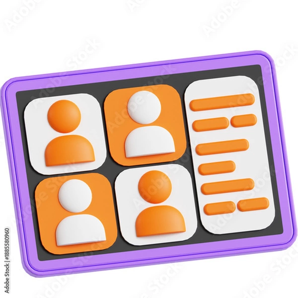 Obraz Meeting Online