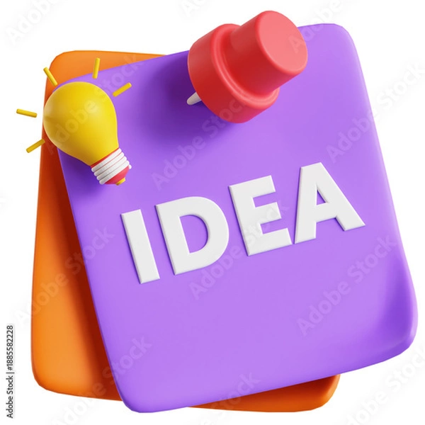 Obraz Stack of Sticky Notes