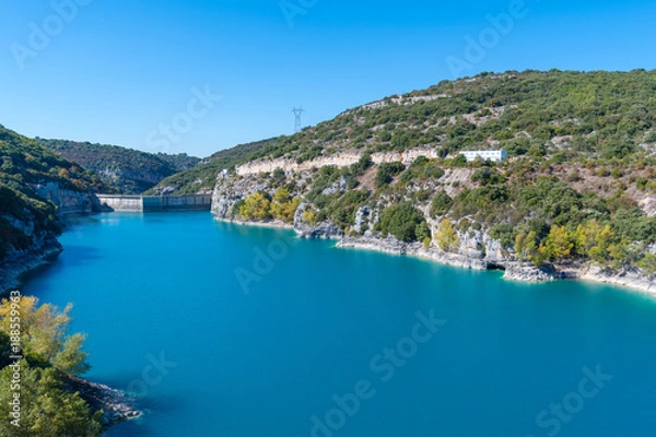 Fototapeta Barrage hydroélectrique de Sainte-Croix