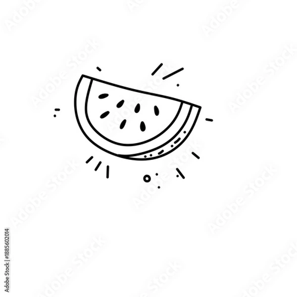 Obraz Hand Drawn Watermelon