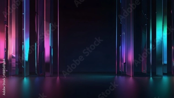 Fototapeta Abstract Light Stage Background,