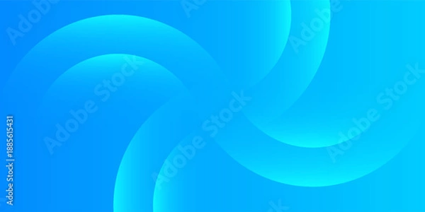 Obraz Abstract background blue with dynamic circle shape elements. Trendy and modern geometric gradient background. Vector Illustration