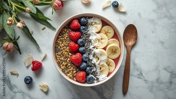 Obraz muesli with berries
