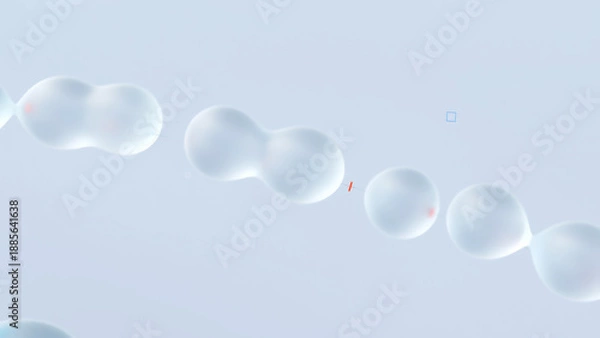 Fototapeta Digital Science Background featuring Genetic Sequencing and Molecular Structures