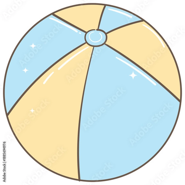 Obraz Beach Ball Illustration