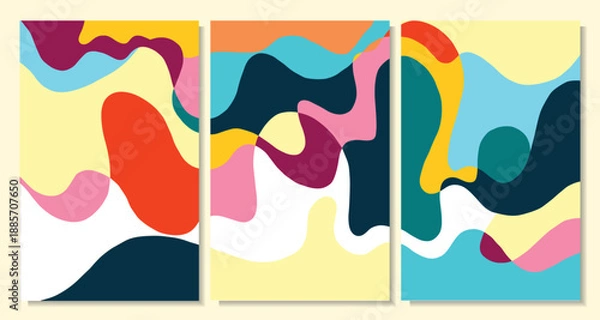 Obraz abstract color background vector  for design