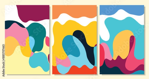 Obraz abstract color background vector  for design