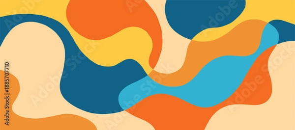 Obraz abstract color background vector  for design