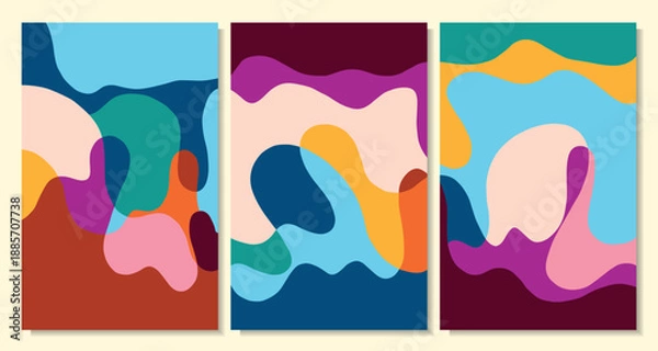 Obraz abstract color background vector  for design