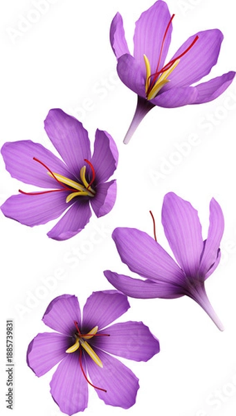 Obraz Purple Saffron Flowers