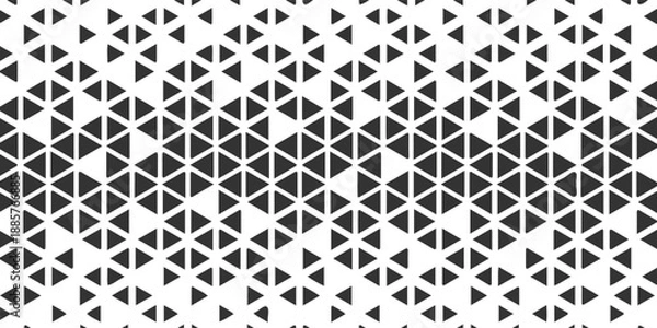 Fototapeta Geometric Triangular Pattern Background With Repeating Gray Triangles for Modern Design eps10