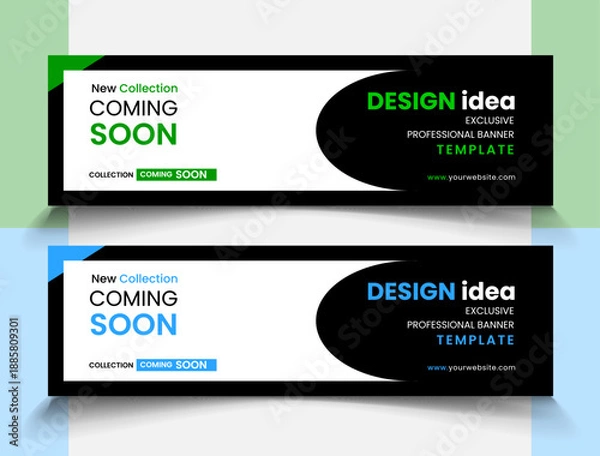 Fototapeta Billboard design concept sample idea