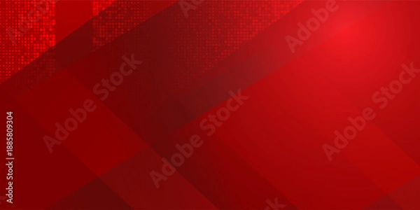 Obraz Abstract red vector background with stripes