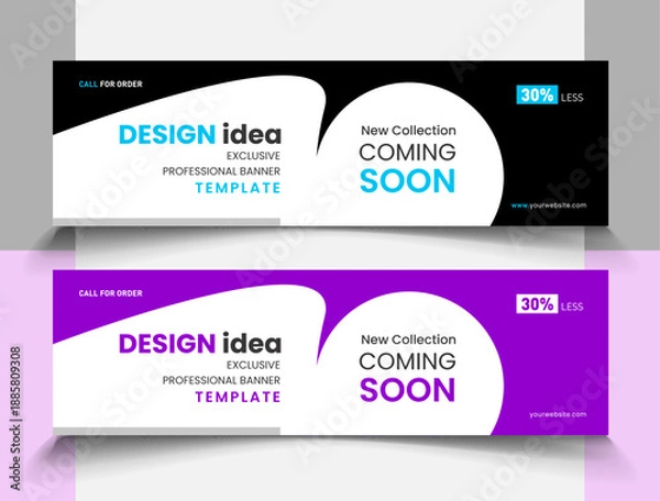 Fototapeta Billboard design concept sample idea