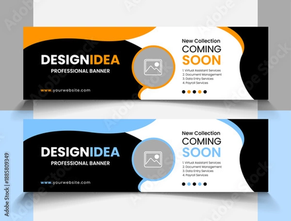 Fototapeta Billboard design concept sample idea