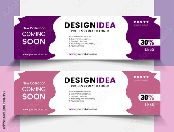 Fototapeta Billboard design concept sample idea