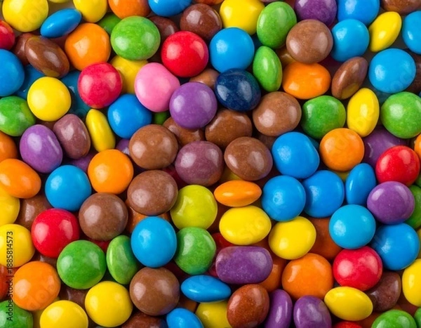 Obraz Colorful assorted candy beans together.