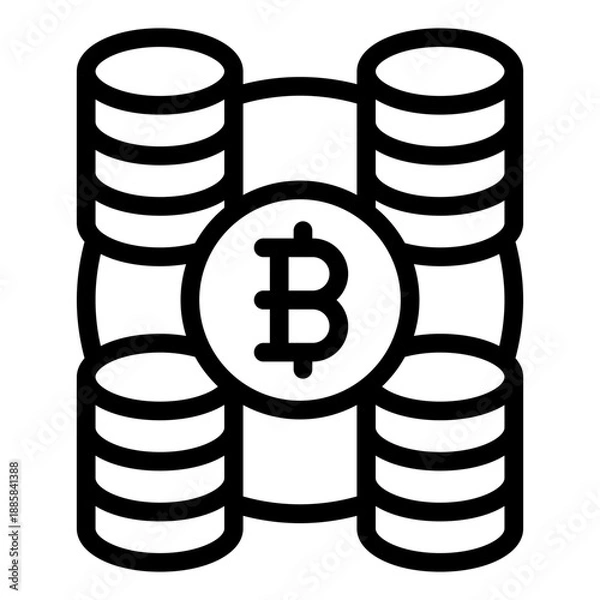 Obraz data server icon vector