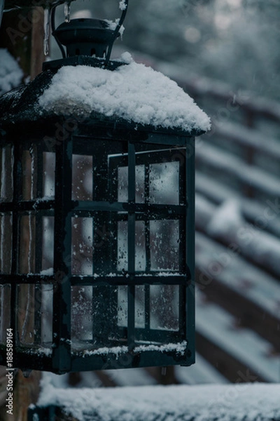 Obraz Snowy Lantern