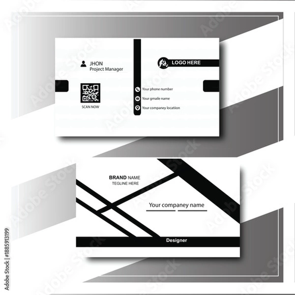 Obraz business card design