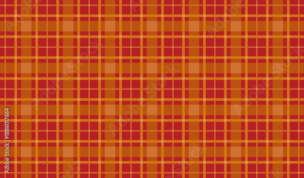 Fototapeta textile or tablecloth pattern background (red - gold)