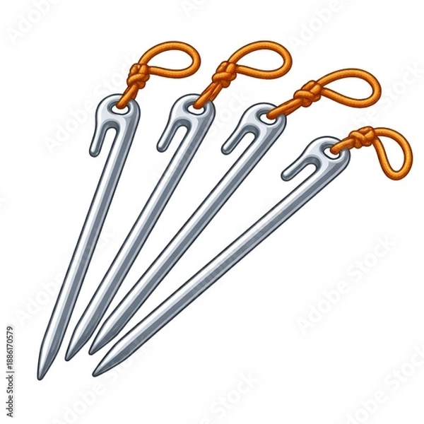 Fototapeta old rusty nails