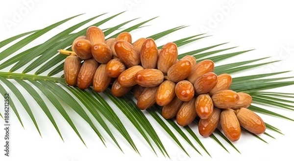 Obraz Dates on Palm Leaves