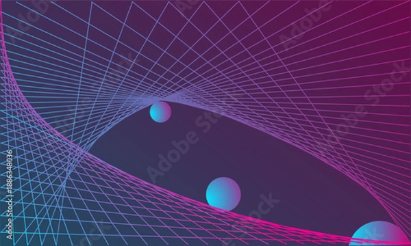 Obraz abstract blue background