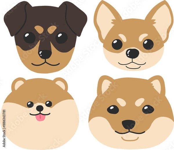 Obraz 강아지_개_얼굴