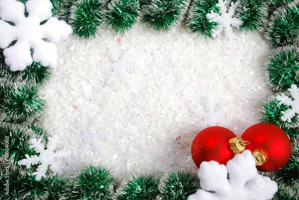 Fototapeta Christmas border