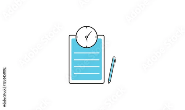 Obraz Time management icon vector