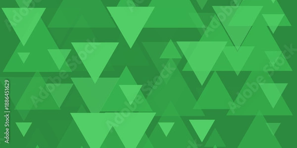 Obraz Green Triangle Abstract Background