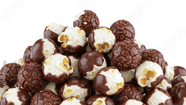 Obraz Chocolate Dipped Popcorn Pile
