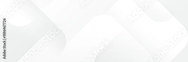 Fototapeta Abstract pattern white geometric banner design background.