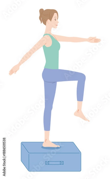 Obraz トランポリンクッション　ウォーキング