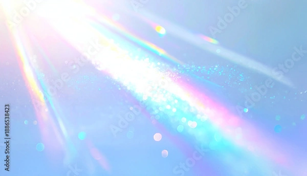 Obraz パールの輝きのオーロラのようなシートのドレープ　キラキラ輝く