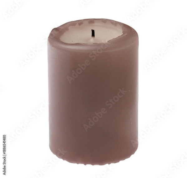 Obraz Candle isolated on transparent background